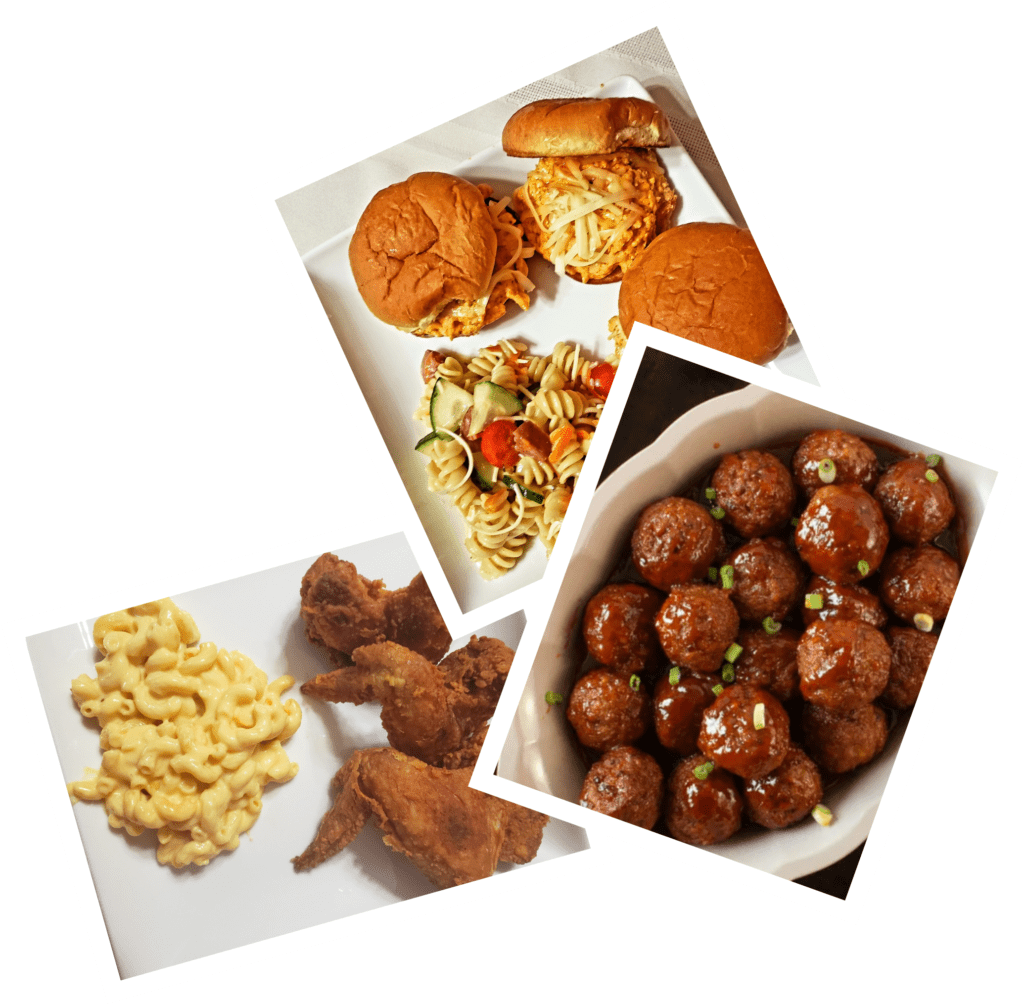 images of southern cuisine collage